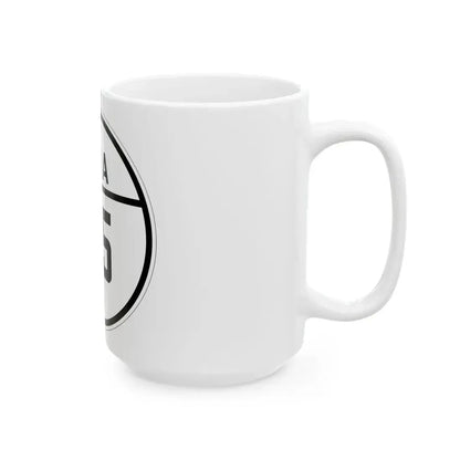Iowa 115 1926 (Iowa) (Road Sign) White Coffee Mug - Go Mug Yourself