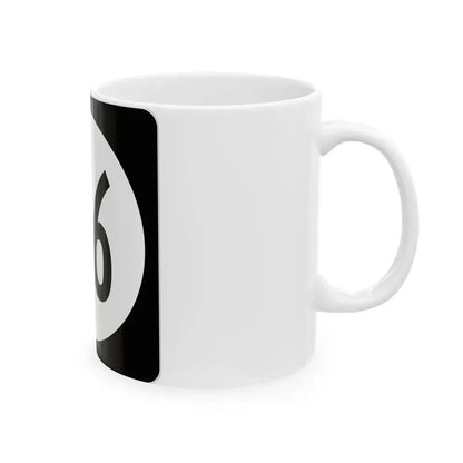 Iowa 116 (Iowa) (Road Sign) White Coffee Mug - Go Mug Yourself