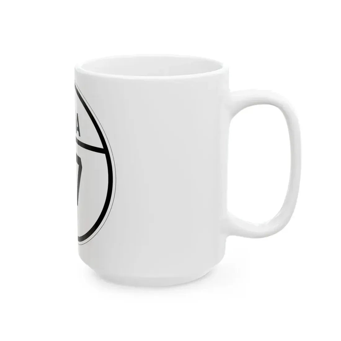 Iowa 117 1926 (Iowa) (Road Sign) White Coffee Mug - Go Mug Yourself