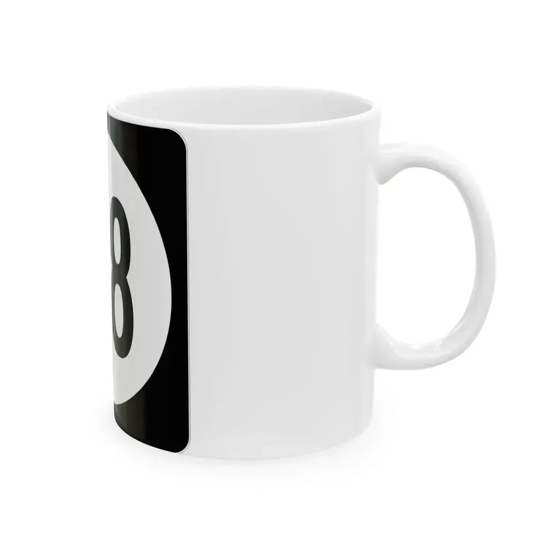 Iowa 118 (Iowa) (Road Sign) White Coffee Mug - Go Mug Yourself