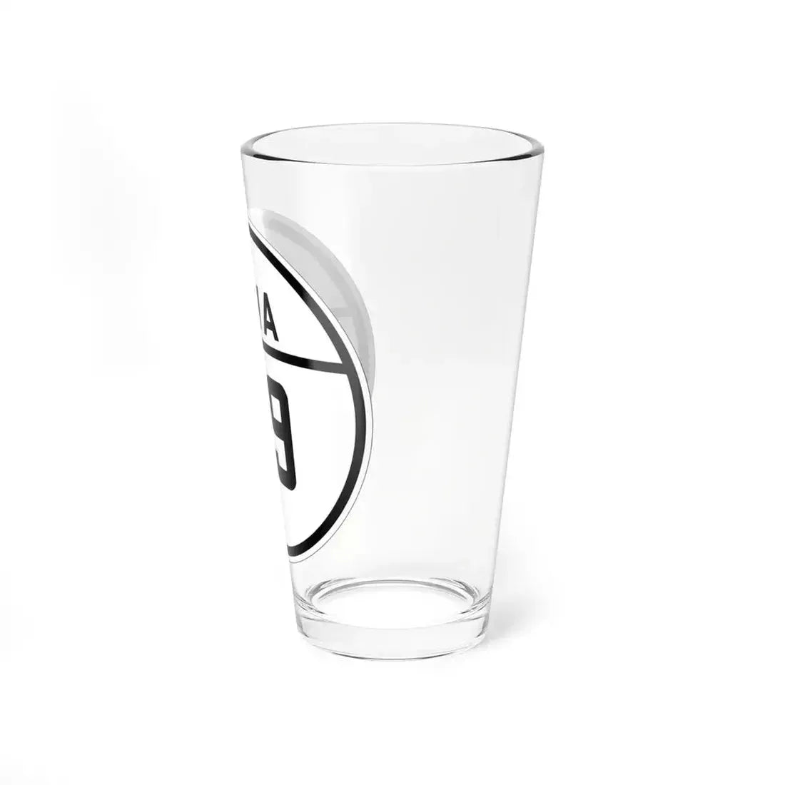 Iowa 119 1926 (Iowa) (Road Sign) Pint Glass 16oz - Go Mug Yourself