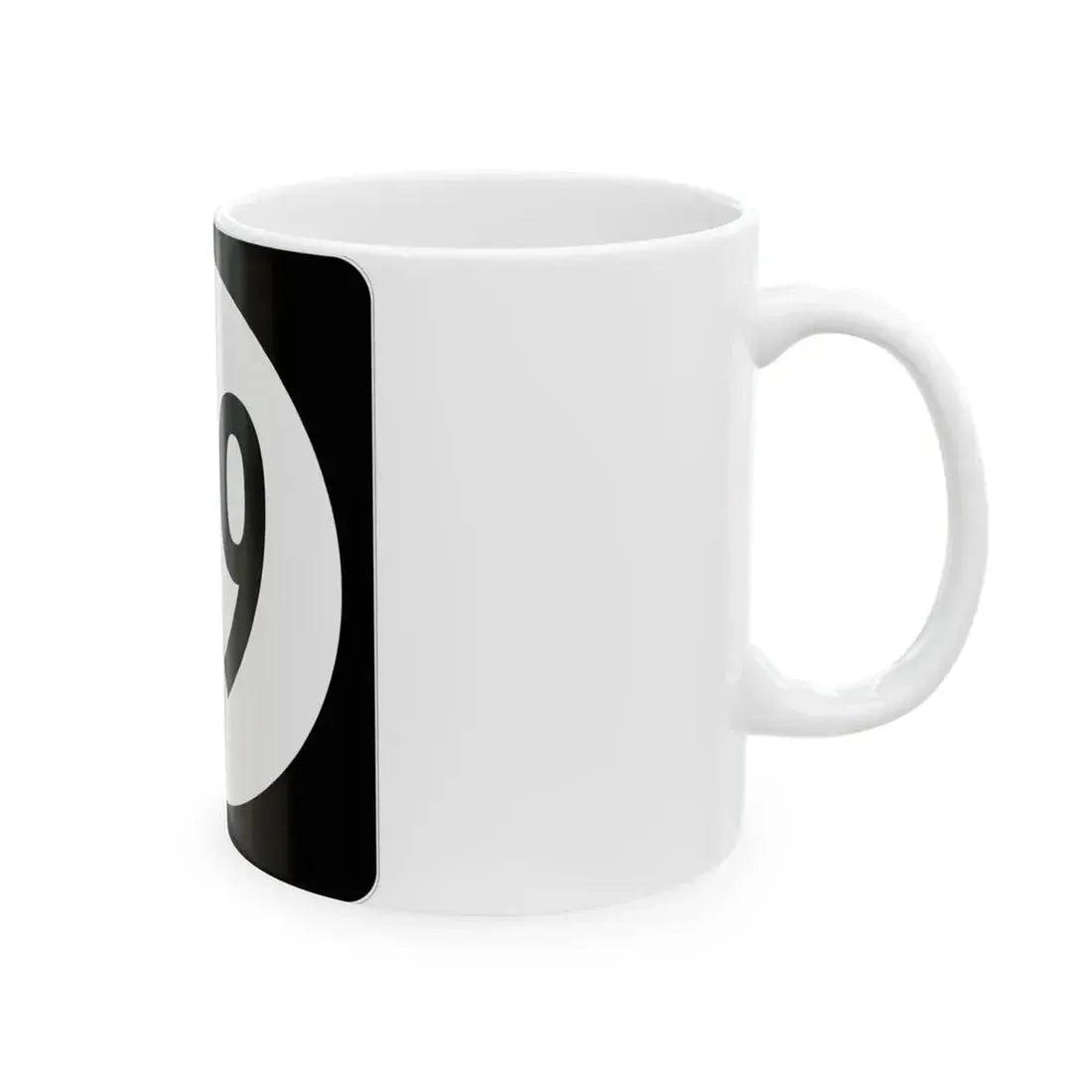 Iowa 119 (Iowa) (Road Sign) White Coffee Mug - Go Mug Yourself