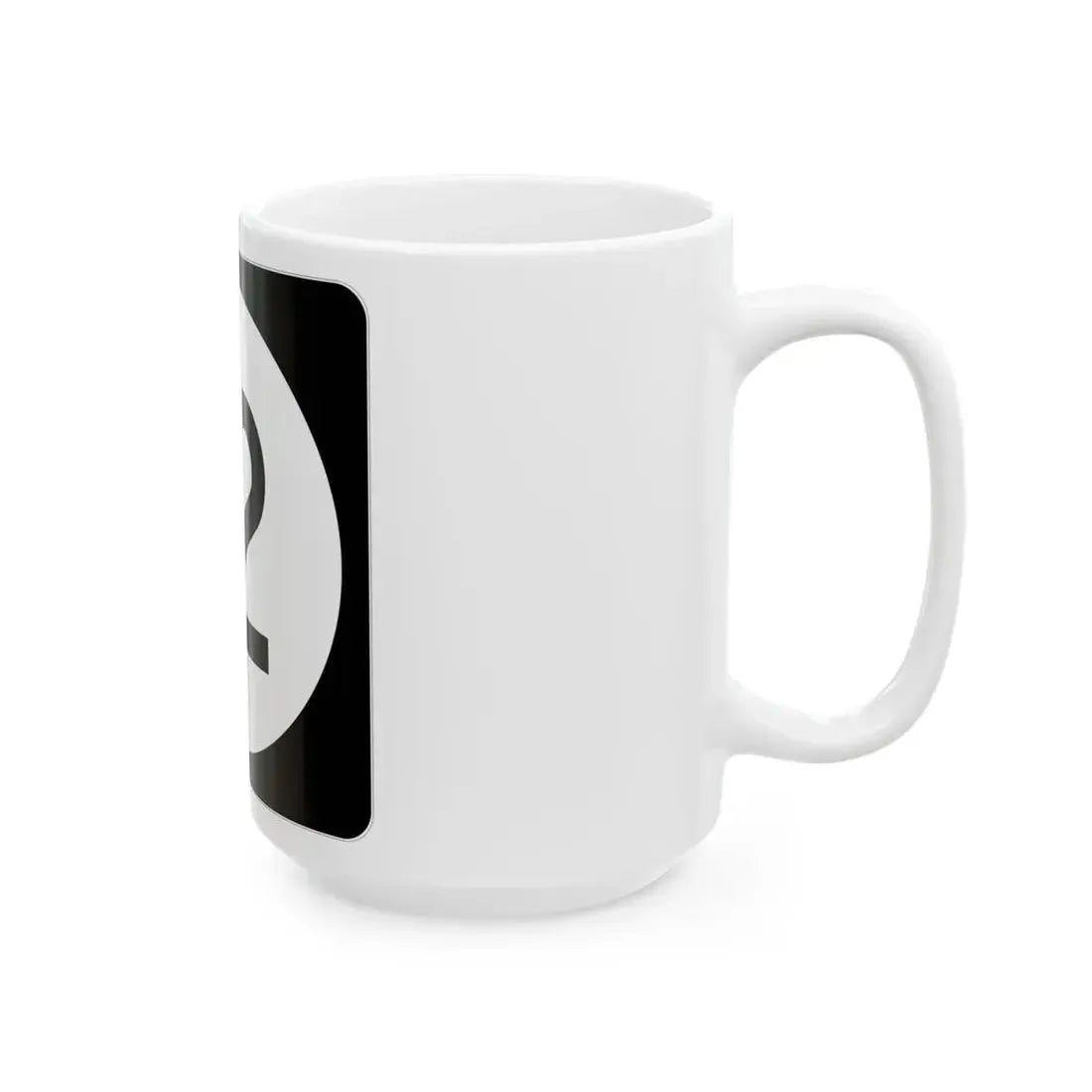 Iowa 12 (Iowa) (Road Sign) White Coffee Mug - Go Mug Yourself