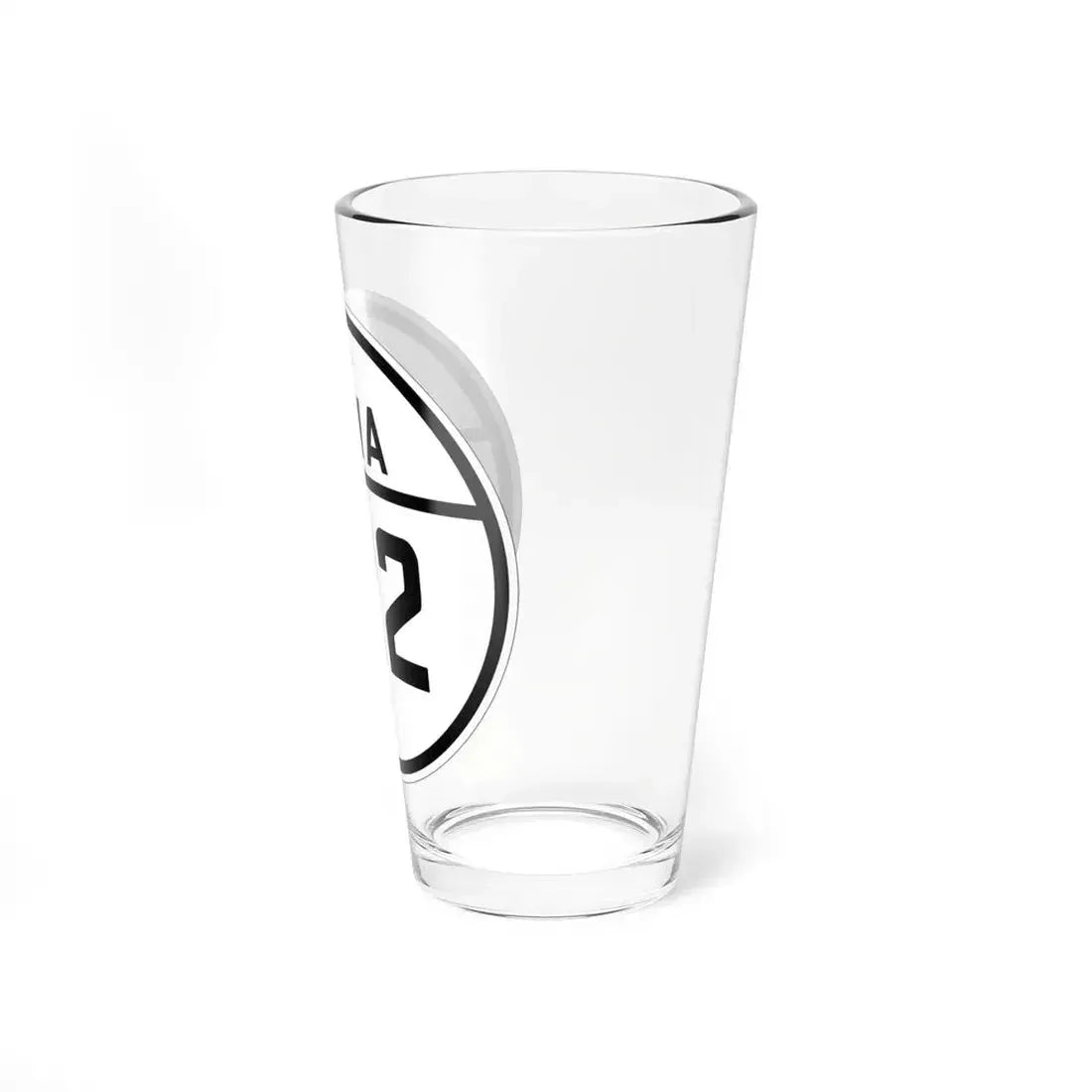 Iowa 122 1926 (Iowa) (Road Sign) Pint Glass 16oz - Go Mug Yourself