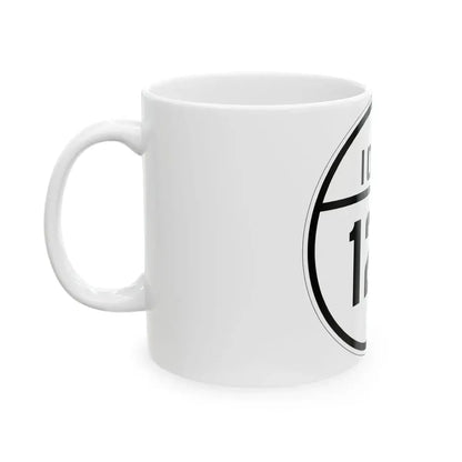 Iowa 122 1926 (Iowa) (Road Sign) White Coffee Mug - Go Mug Yourself