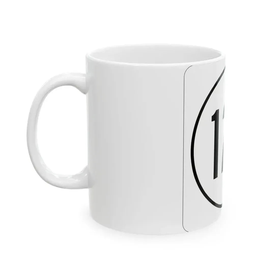 Iowa 122 1948 (Iowa) (Road Sign) White Coffee Mug - Go Mug Yourself