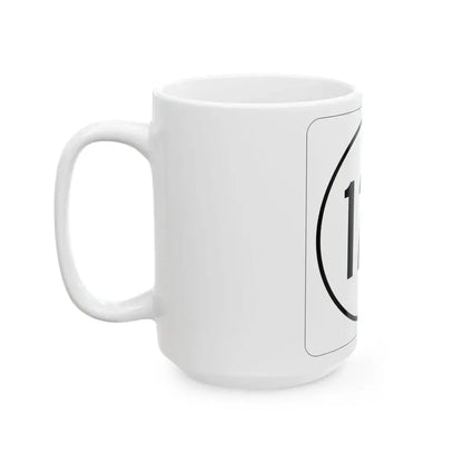 Iowa 122 1948 (Iowa) (Road Sign) White Coffee Mug - Go Mug Yourself