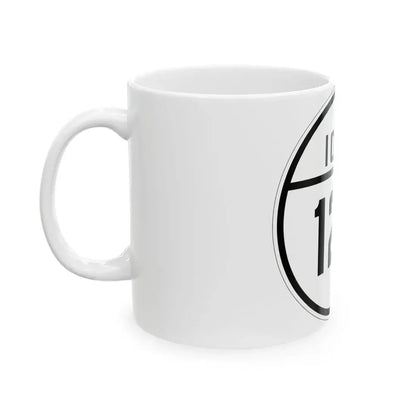 Iowa 124 1926 (Iowa) (Road Sign) White Coffee Mug - Go Mug Yourself