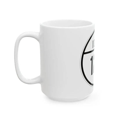 Iowa 127 1926 (Iowa) (Road Sign) White Coffee Mug - Go Mug Yourself