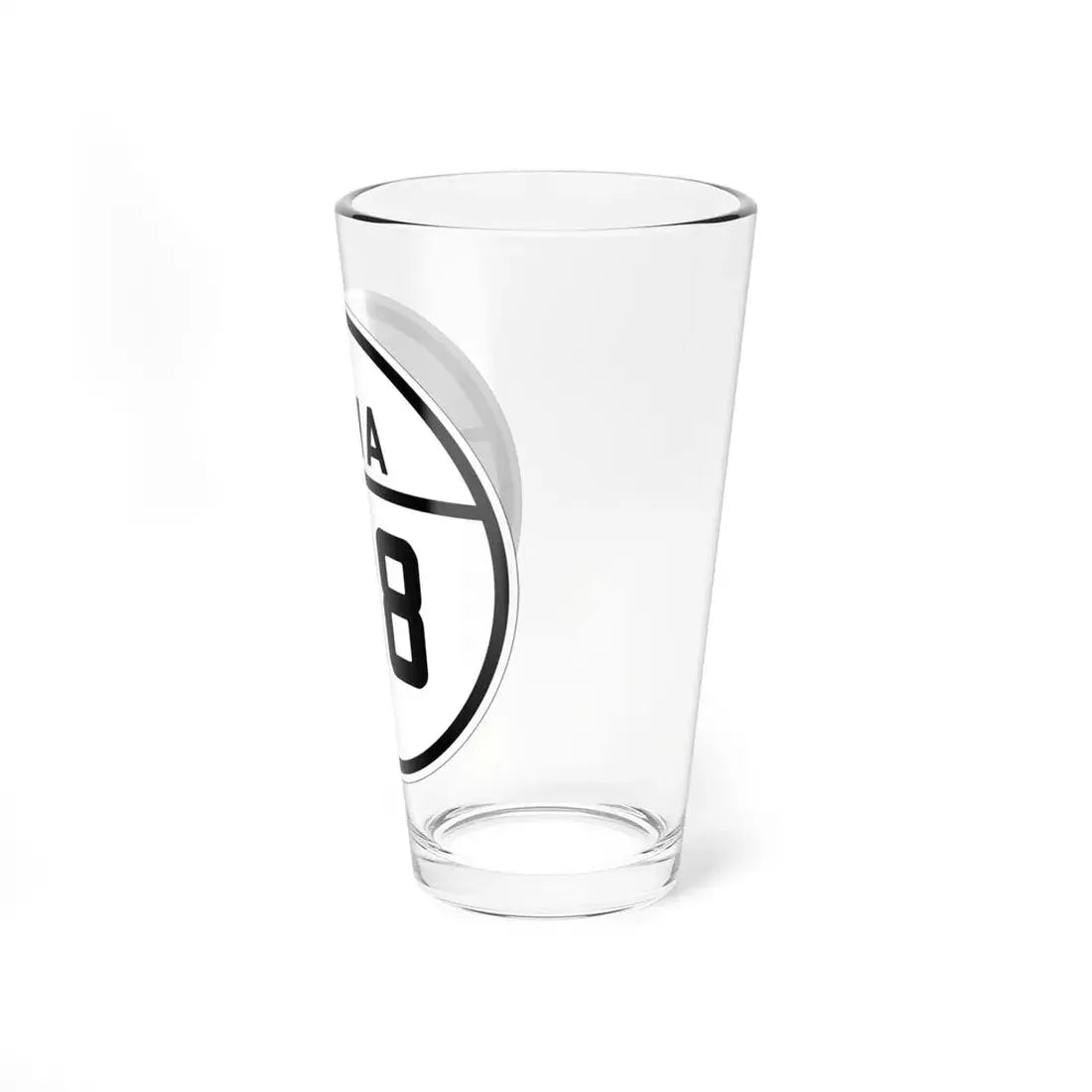 Iowa 128 1926 (Iowa) (Road Sign) Pint Glss 16oz - Go Mug Yourself