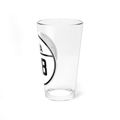 Iowa 128 1926 (Iowa) (Road Sign) Pint Glss 16oz - Go Mug Yourself