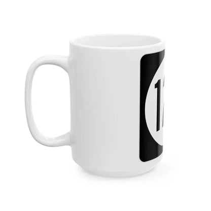 Iowa 129 (Iowa) (Road Sign) White Coffee Mug - Go Mug Yourself