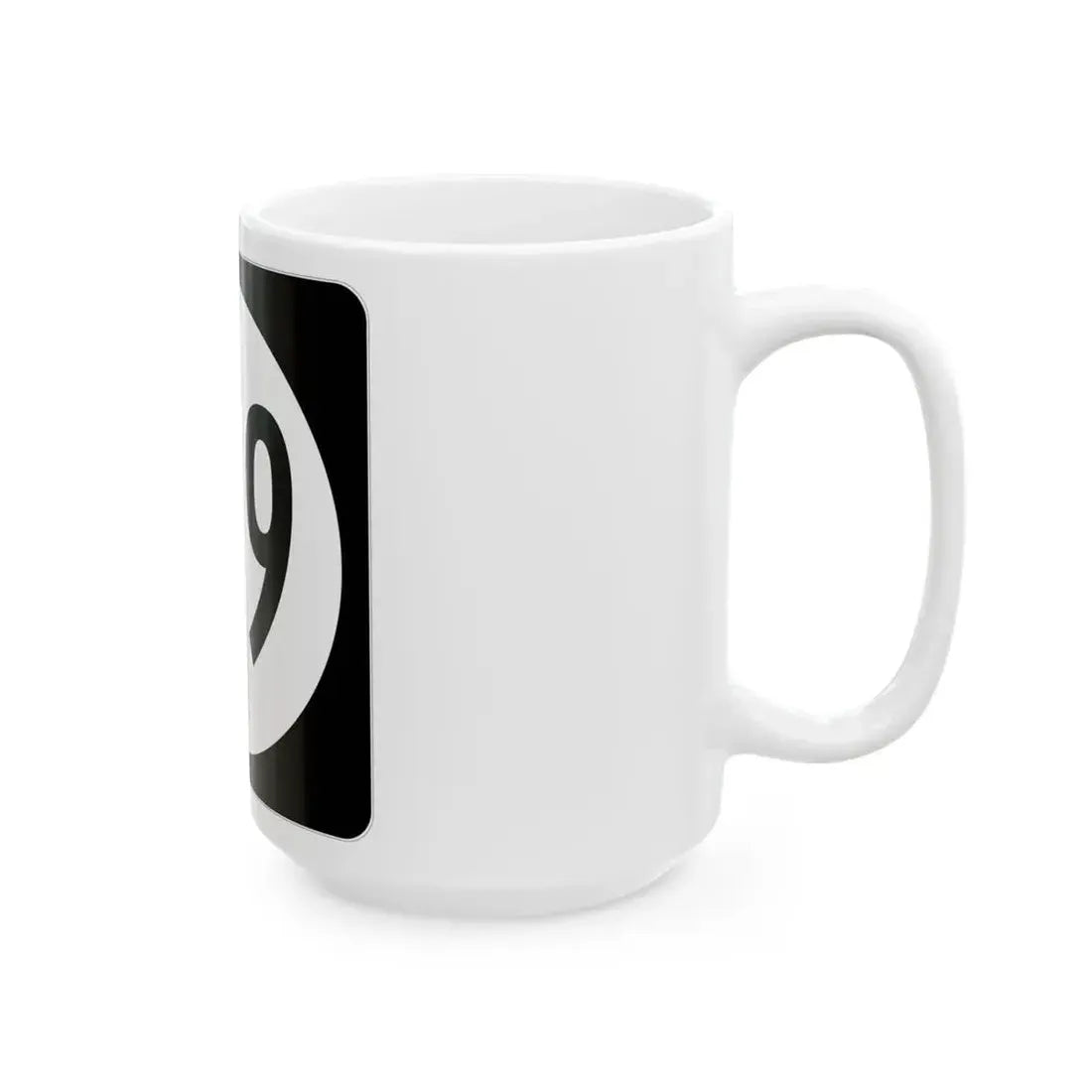 Iowa 129 (Iowa) (Road Sign) White Coffee Mug - Go Mug Yourself