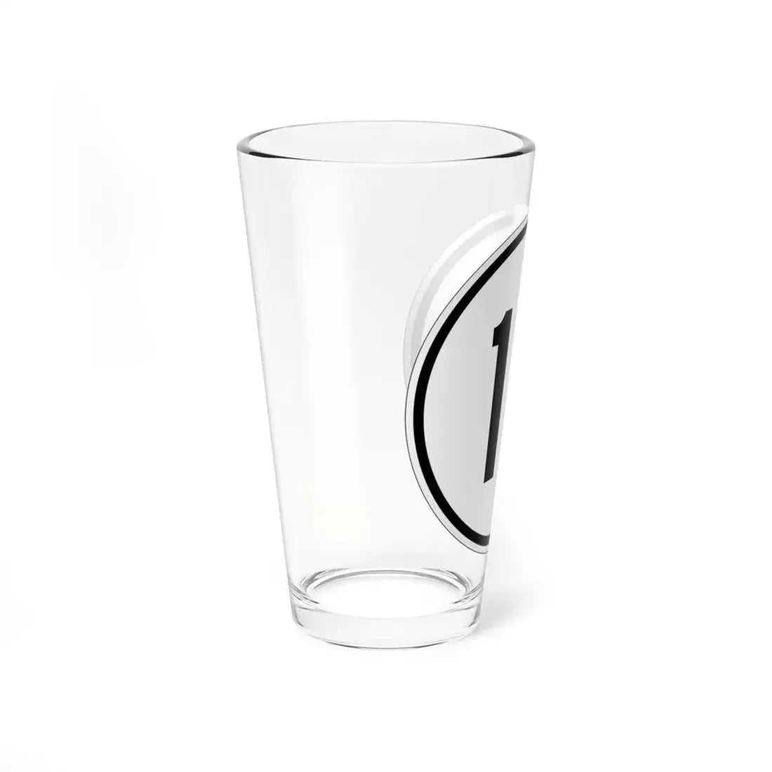 Iowa 13 1950 (Iowa) (Road Sign) Pint Glass 16oz - Go Mug Yourself