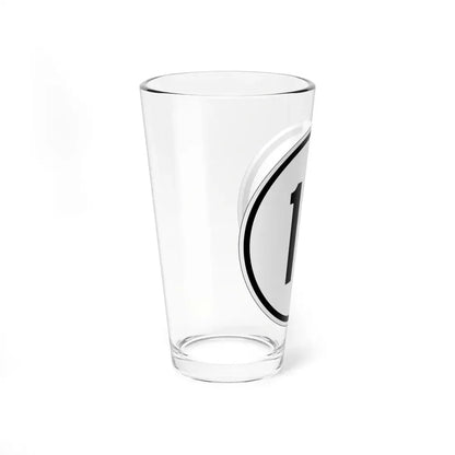 Iowa 13 1950 (Iowa) (Road Sign) Pint Glss 16oz - Go Mug Yourself