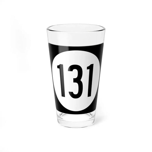 Iowa 131 (Iowa) (Road Sign) Pint Glss 16oz 16oz - Go Mug Yourself