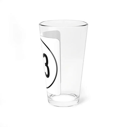 Iowa 133 1948 (Iowa) (Road Sign) Pint Glss 16oz - Go Mug Yourself