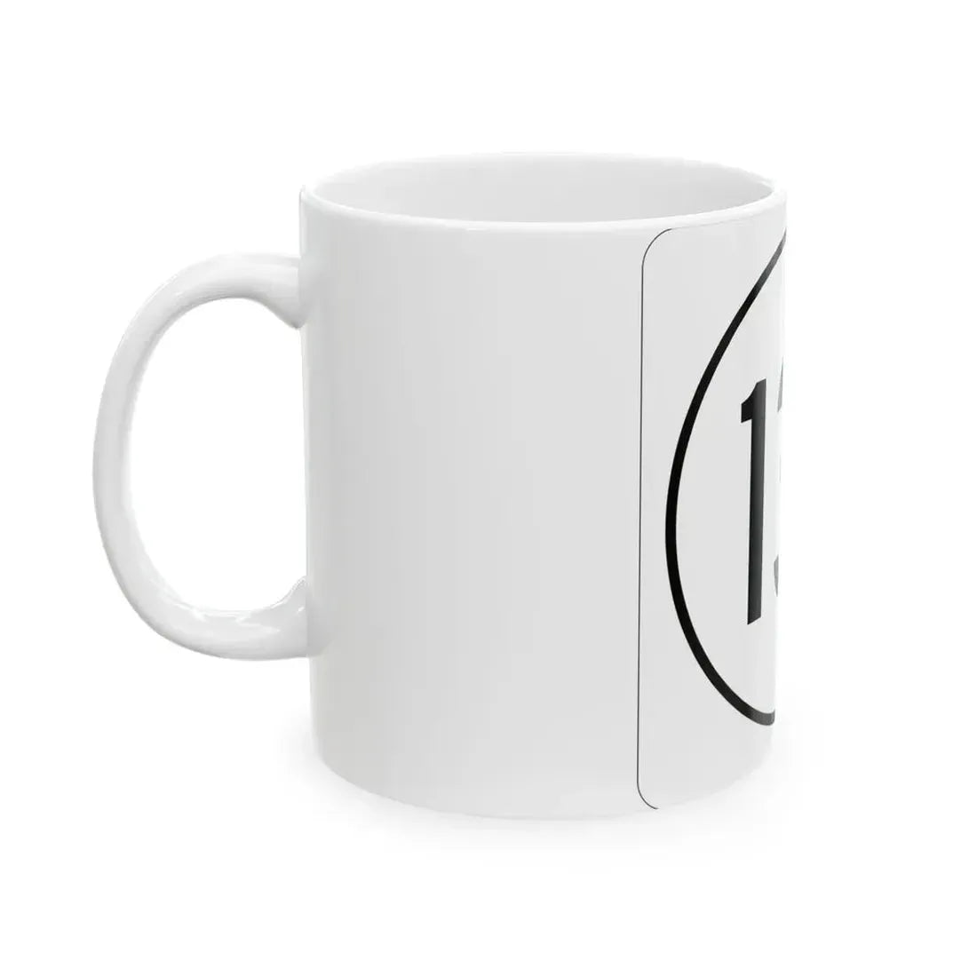 Iowa 133 1948 (Iowa) (Road Sign) White Coffee Mug - Go Mug Yourself