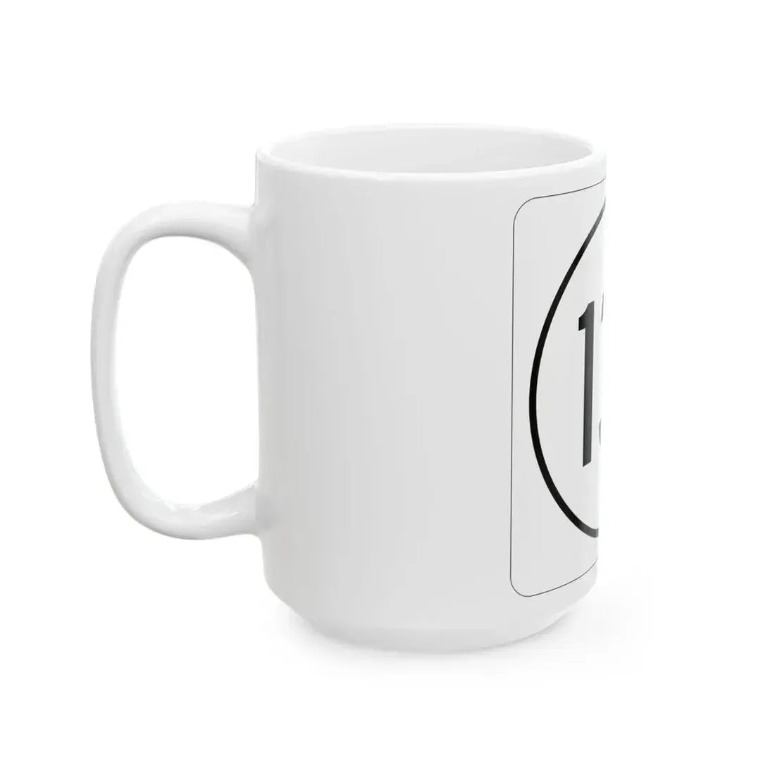 Iowa 133 1948 (Iowa) (Road Sign) White Coffee Mug - Go Mug Yourself