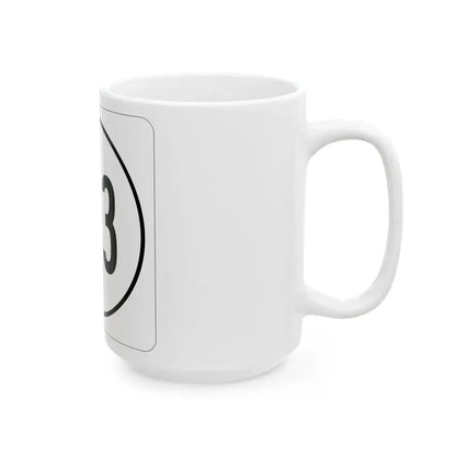Iowa 133 1948 (Iowa) (Road Sign) White Coffee Mug - Go Mug Yourself