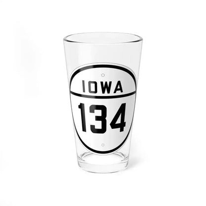 Iowa 134 1926 (Iowa) (Road Sign) Pint Glass 16oz 16oz - Go Mug Yourself
