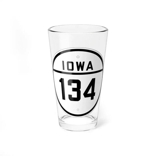 Iowa 134 1926 (Iowa) (Road Sign) Pint Glss 16oz 16oz - Go Mug Yourself