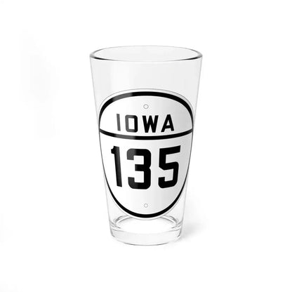 Iowa 135 1926 (Iowa) (Road Sign) Pint Glass 16oz 16oz - Go Mug Yourself