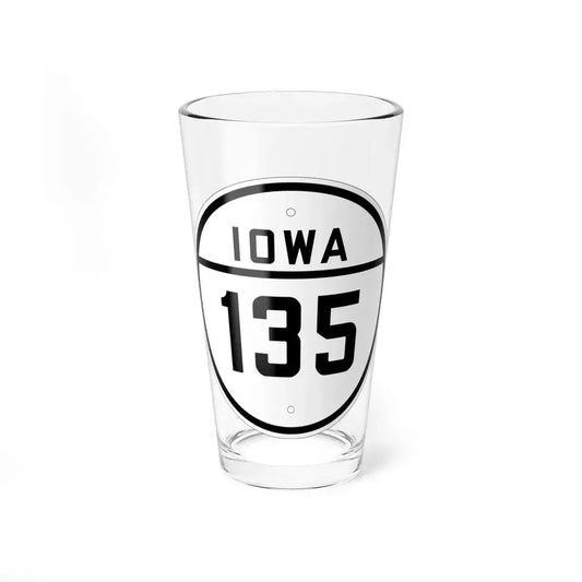 Iowa 135 1926 (Iowa) (Road Sign) Pint Glss 16oz 16oz - Go Mug Yourself