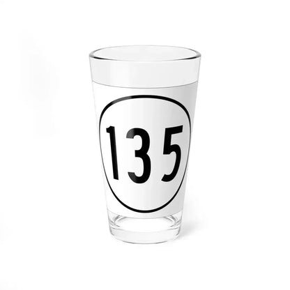 Iowa 135 1948 (Iowa) (Road Sign) Pint Glass 16oz 16oz - Go Mug Yourself