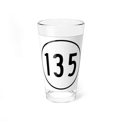Iowa 135 1948 (Iowa) (Road Sign) Pint Glss 16oz 16oz - Go Mug Yourself