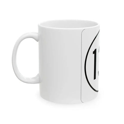 Iowa 135 1948 (Iowa) (Road Sign) White Coffee Mug - Go Mug Yourself