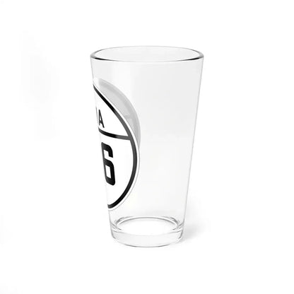 Iowa 136 1926 (Iowa) (Road Sign) Pint Glass 16oz - Go Mug Yourself