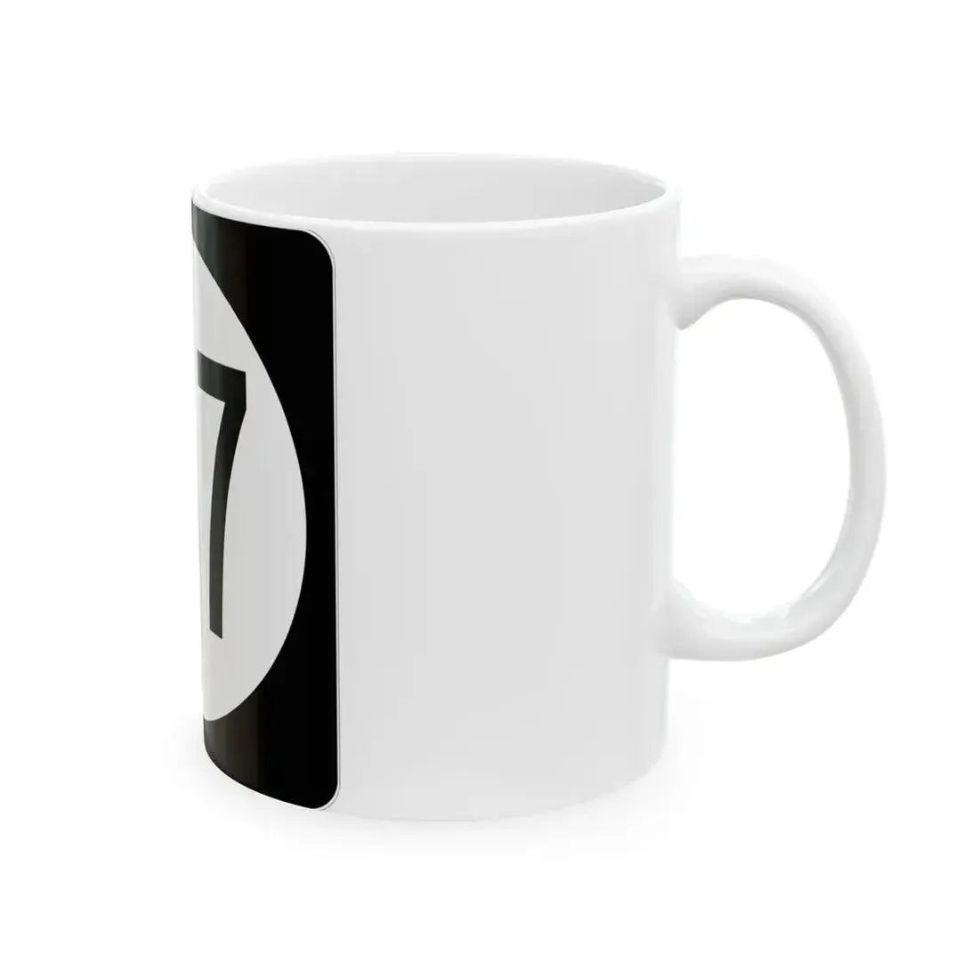 Iowa 137 (Iowa) (Road Sign) White Coffee Mug - Go Mug Yourself