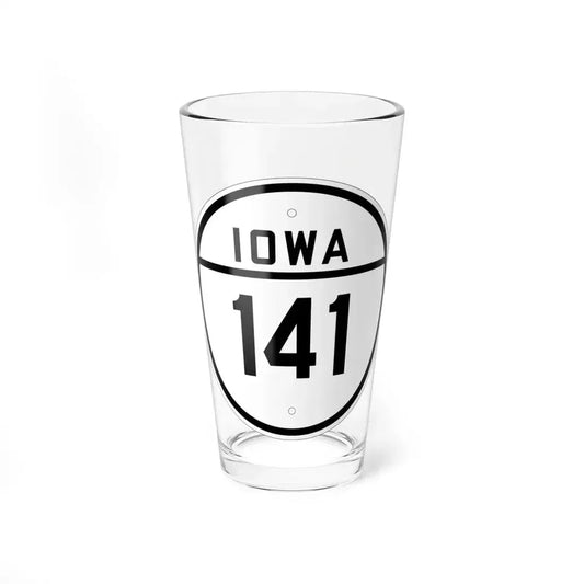 Iowa 141 1926 (Iowa) (Road Sign) Pint Glass 16oz 16oz - Go Mug Yourself