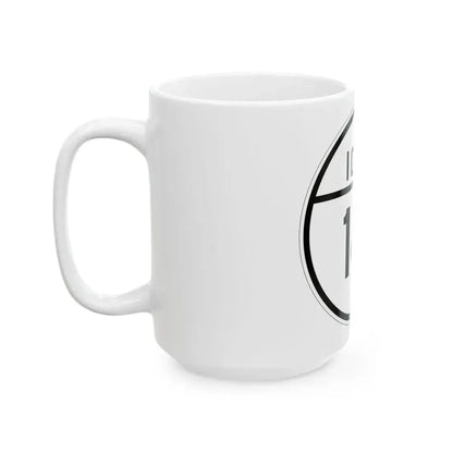 Iowa 141 1926 (Iowa) (Road Sign) White Coffee Mug - Go Mug Yourself
