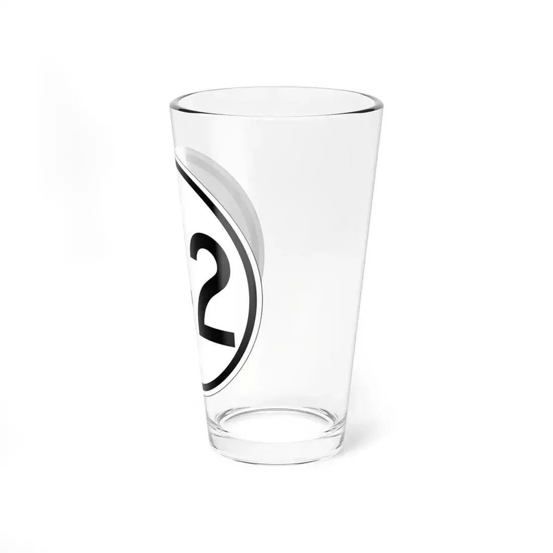 Iowa 142 1950 (Iowa) (Road Sign) Pint Glass 16oz - Go Mug Yourself