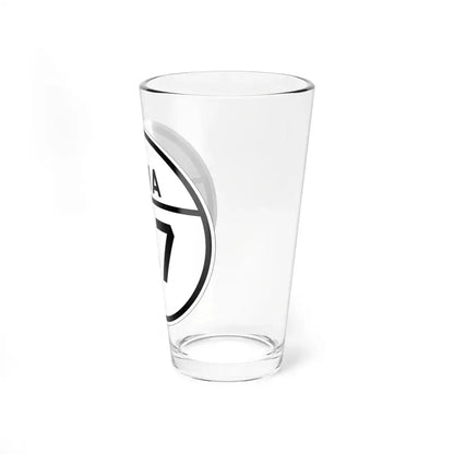 Iowa 147 1926 (Iowa) (Road Sign) Pint Glass 16oz - Go Mug Yourself