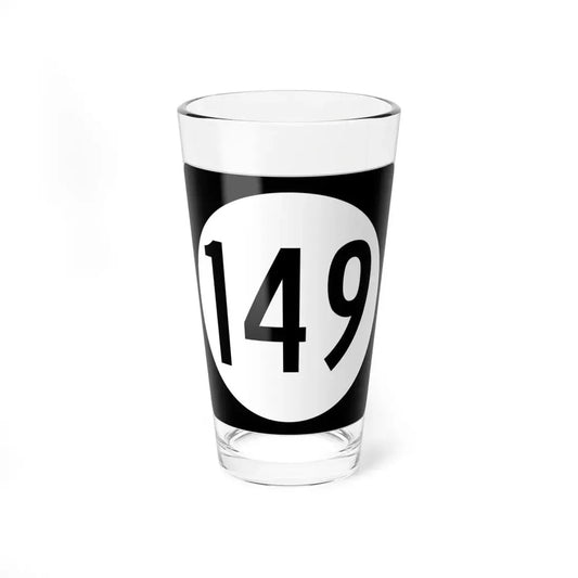 Iowa 149 (Iowa) (Road Sign) Pint Glss 16oz 16oz - Go Mug Yourself