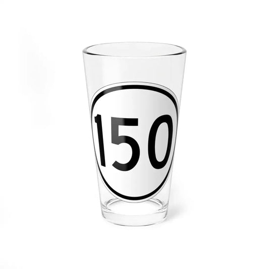 Iowa 150 1950 (Iowa) (Road Sign) Pint Glss 16oz 16oz - Go Mug Yourself