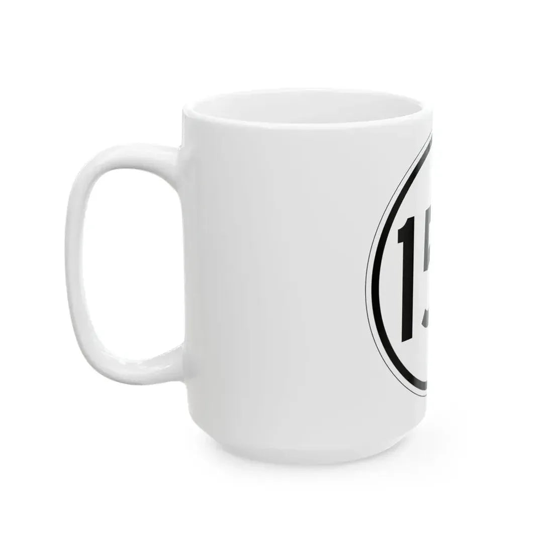 Iowa 150 1950 (Iowa) (Road Sign) White Coffee Mug - Go Mug Yourself