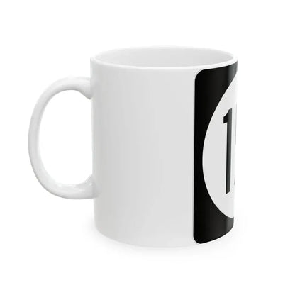 Iowa 151 (Iowa) (Road Sign) White Coffee Mug - Go Mug Yourself