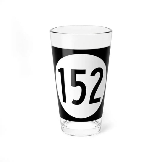 Iowa 152 (Iowa) (Road Sign) Pint Glss 16oz 16oz - Go Mug Yourself