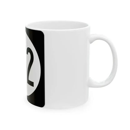 Iowa 152 (Iowa) (Road Sign) White Coffee Mug - Go Mug Yourself