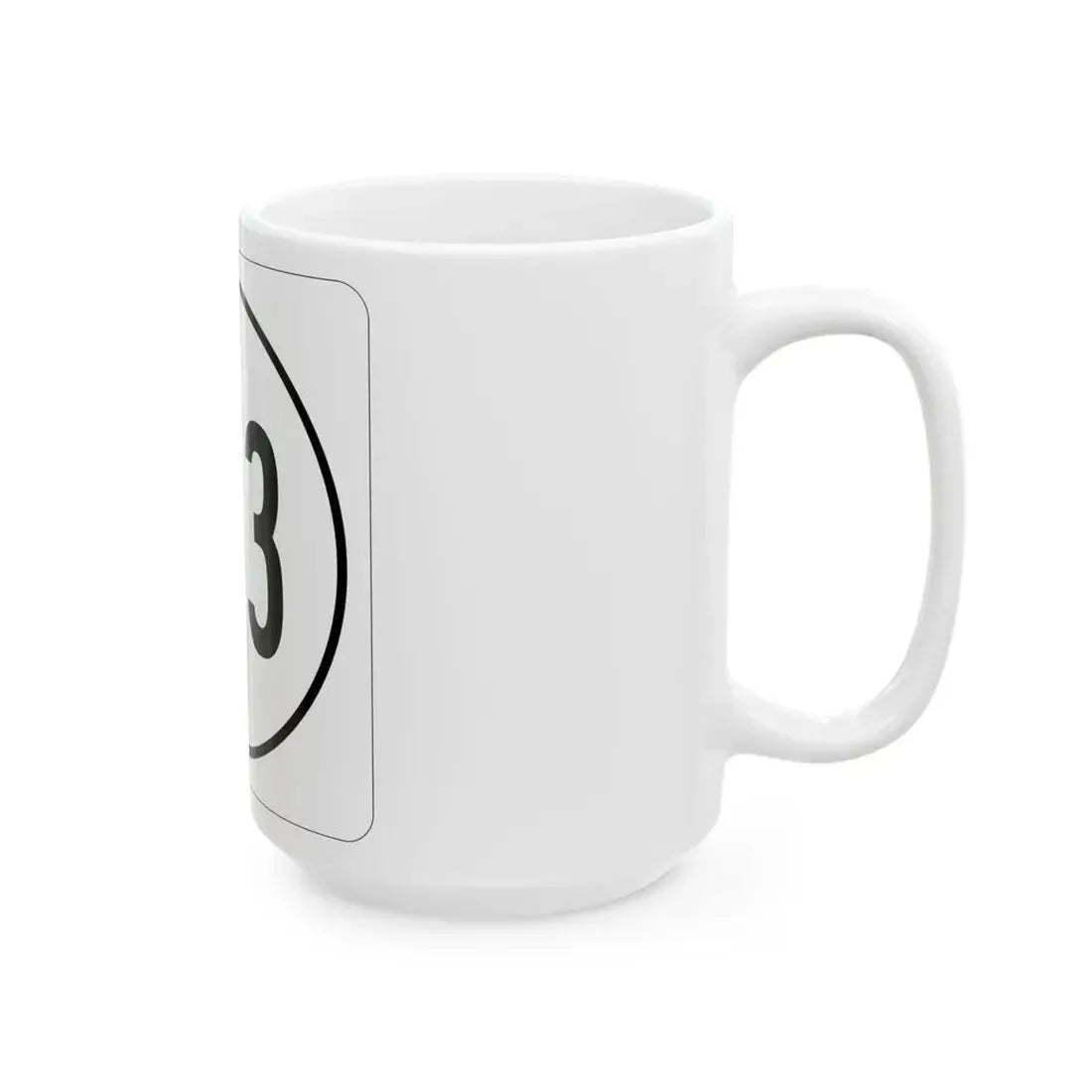 Iowa 153 1948 (Iowa) (Road Sign) White Coffee Mug - Go Mug Yourself