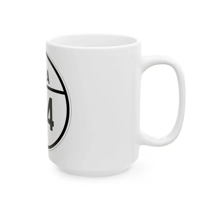 Iowa 154 1926 (Iowa) (Road Sign) White Coffee Mug - Go Mug Yourself