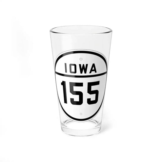 Iowa 155 1926 (Iowa) (Road Sign) Pint Glss 16oz 16oz - Go Mug Yourself