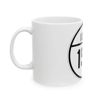 Iowa 155 1926 (Iowa) (Road Sign) White Coffee Mug - Go Mug Yourself