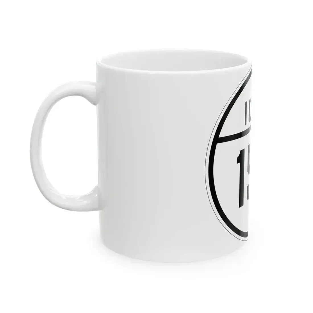 Iowa 156 1926 (Iowa) (Road Sign) White Coffee Mug - Go Mug Yourself
