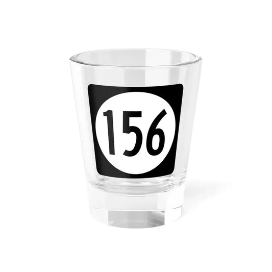 Iowa 156 (Iowa) (Road Sign) Shot Glass 1.5oz 1.5oz - Go Mug Yourself