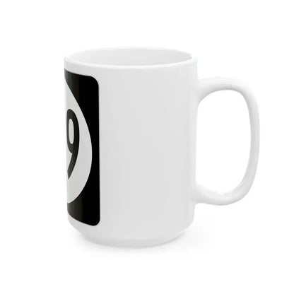 Iowa 159 (Iowa) (Road Sign) White Coffee Mug - Go Mug Yourself
